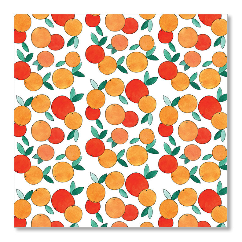 "ORANGES" WRAPPING PAPER
